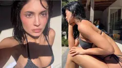 Kylie Jenner sets pulses racing in polka-dot bikini photos ahead of summer swimsuit launch