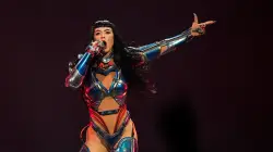 Katy Perry left dangling midair in terrifying concert stage malfunction